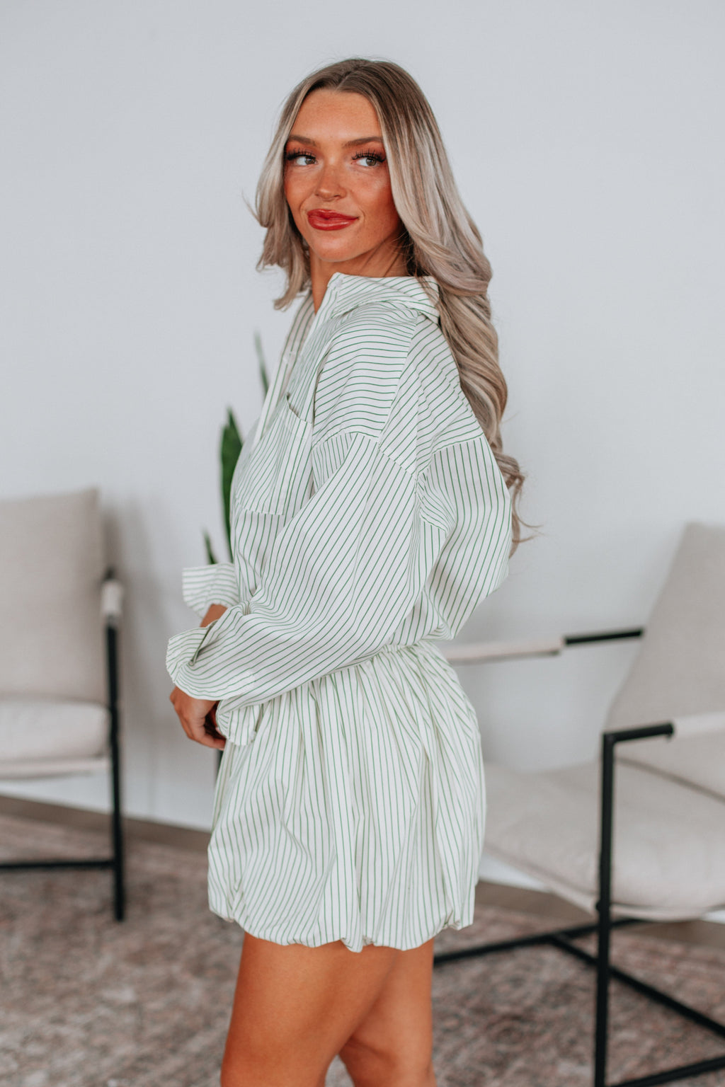 Aella Striped Skirt